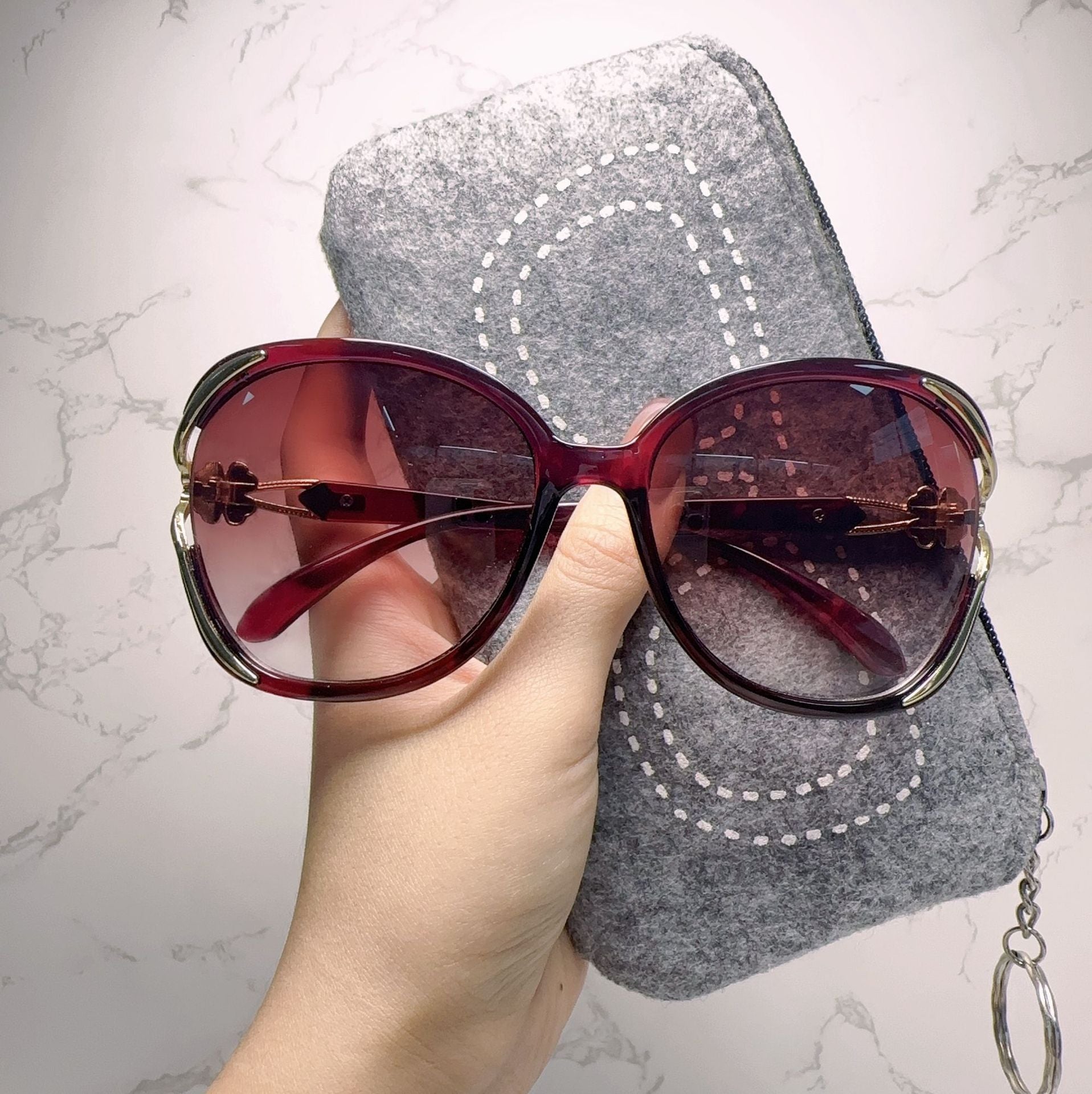 Wholesale Clover Polarized PC Sunglasses